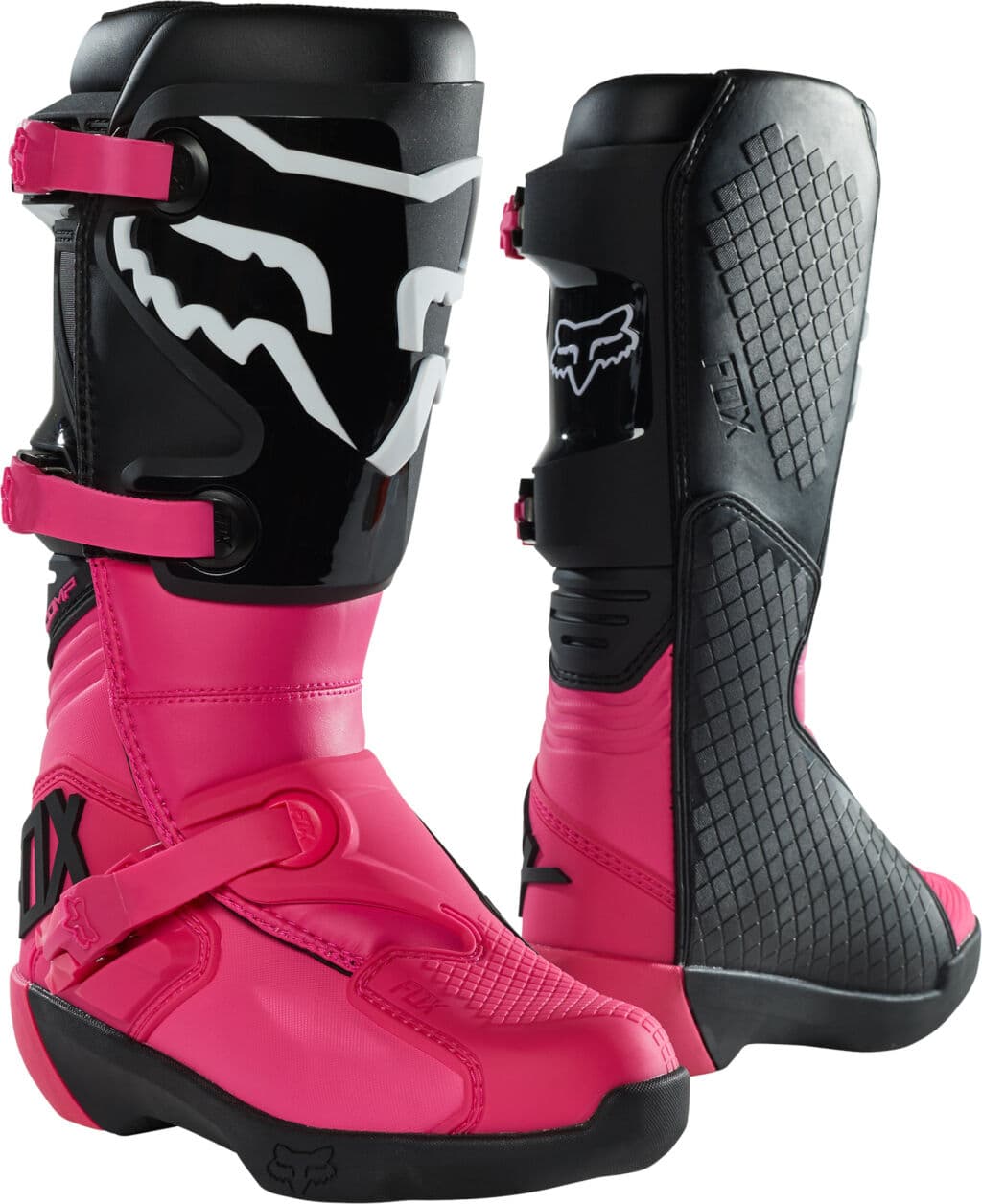 FOX Wmns Comp Boot - Buckle - BLACK/PINK MX23