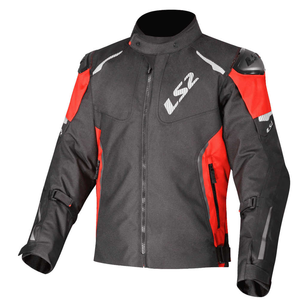 LS2 ZOOM MAN JACKET BLACK RED