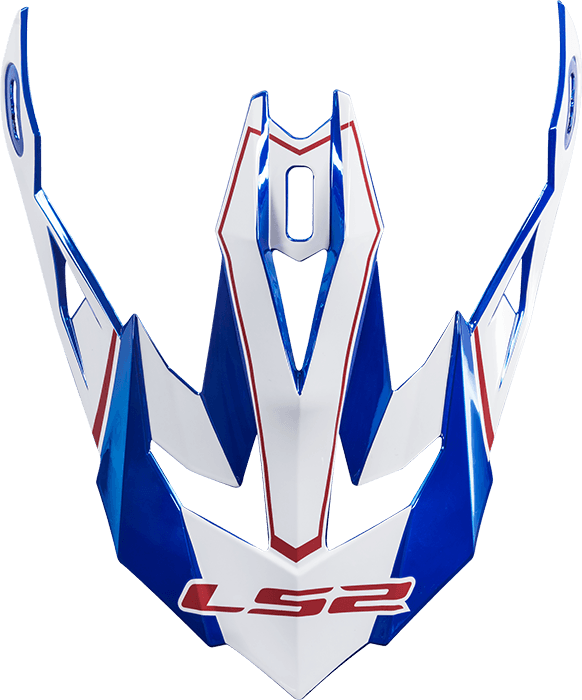 LS2 PEAK MX470 POWER CHROME BLUE