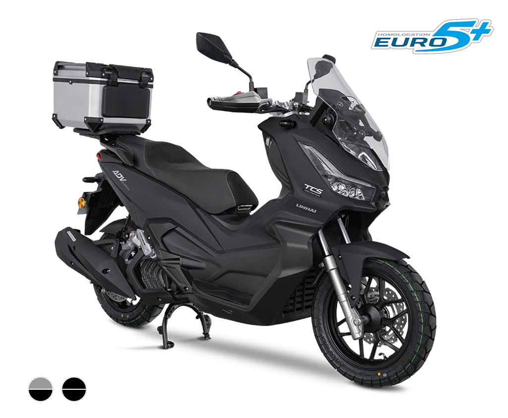 Linhai SCOOTER BUCK 125 ADV E5+, Black