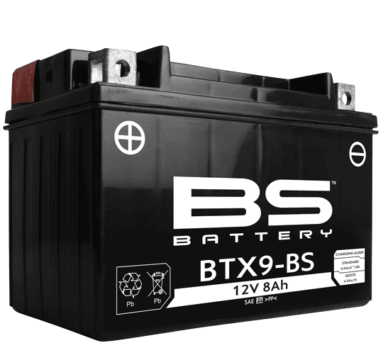 R/B V508012008A514 BS-BATTERY BTX9-BS 12V/8Ah moto (YTX9-4/YTX9-BS) Linhai M150,...