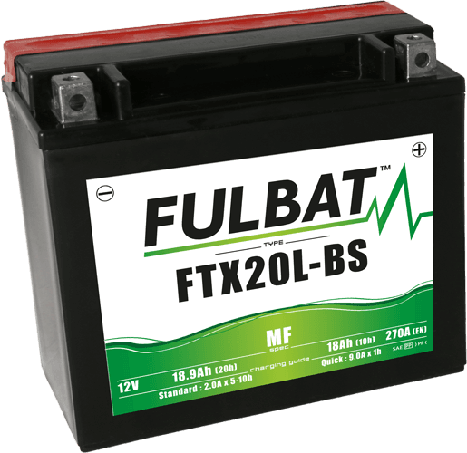 FULBAT Battery 12V/18Ah FTX20L-BS (YTX20L-BS) Linhai 300-800, TGB 325-1000,...