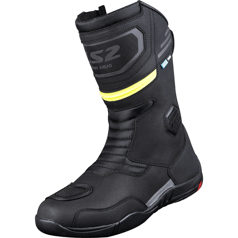 LS2 GOBY MAN BOOTS WP BLACK H-V YELLOW