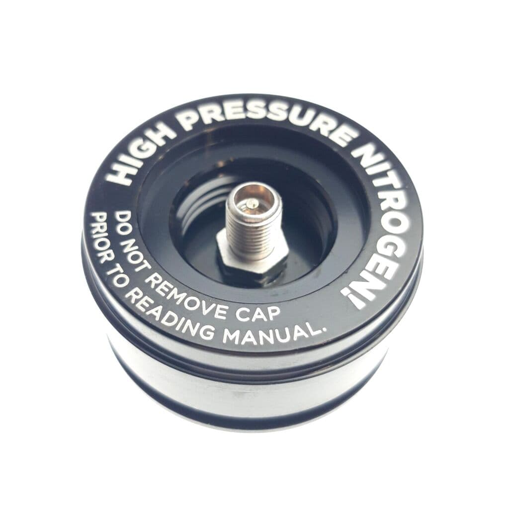 Reservoir End Cap:(1.834 Bore,5/16-32, .900 TLG) Al 6061, Black Ano II,Laser Etch...