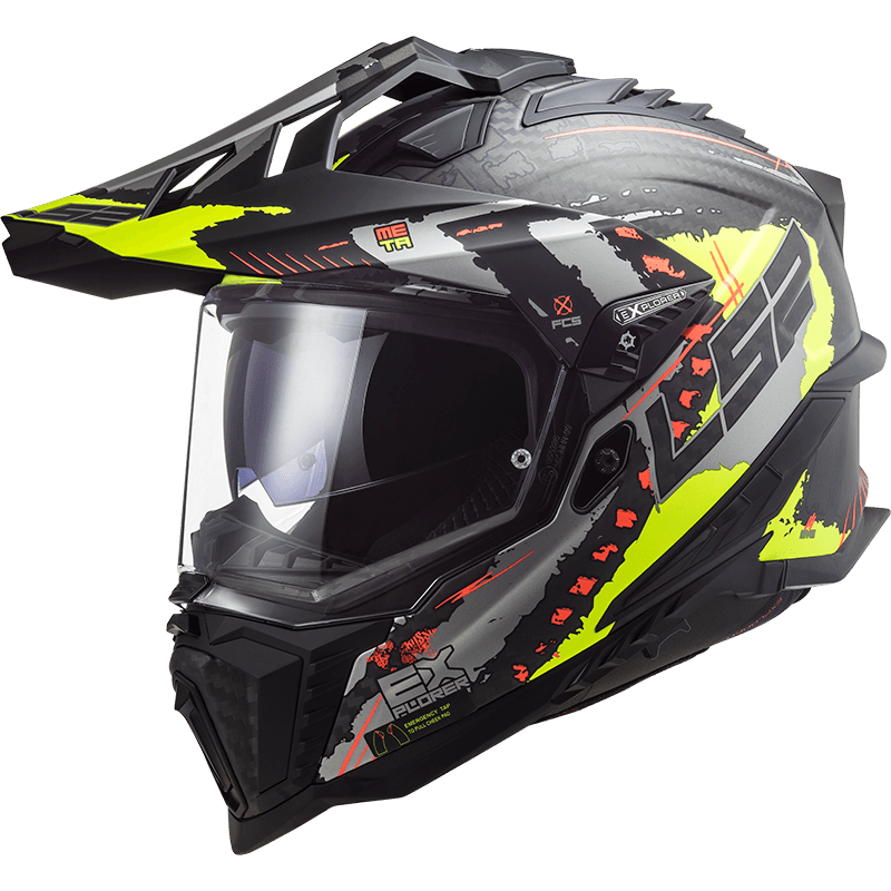 LS2 MX701 Explorer C EXTEND Matt H-V Yellow