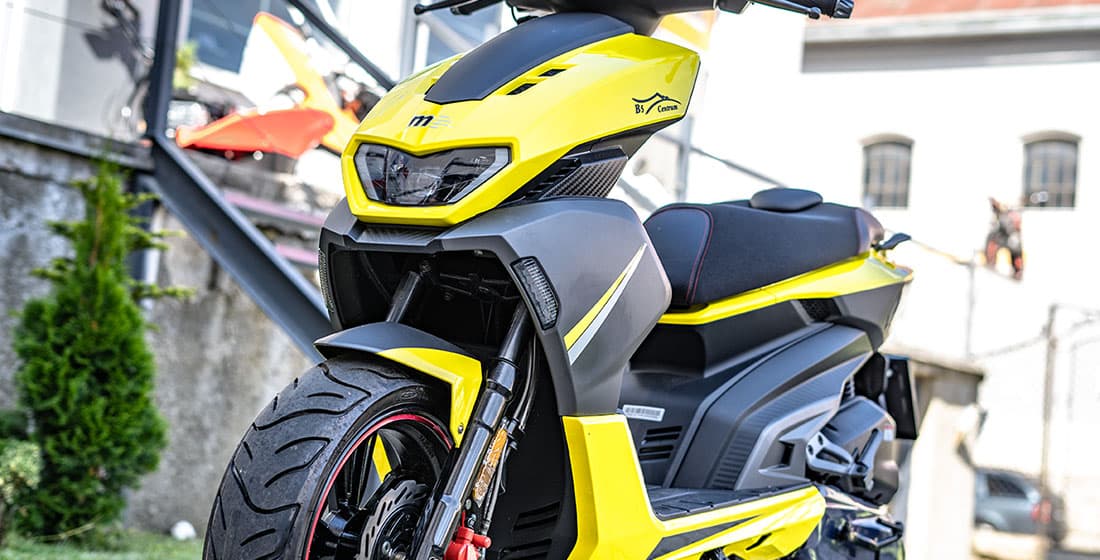 Motocykle v predajni B5 Centrum