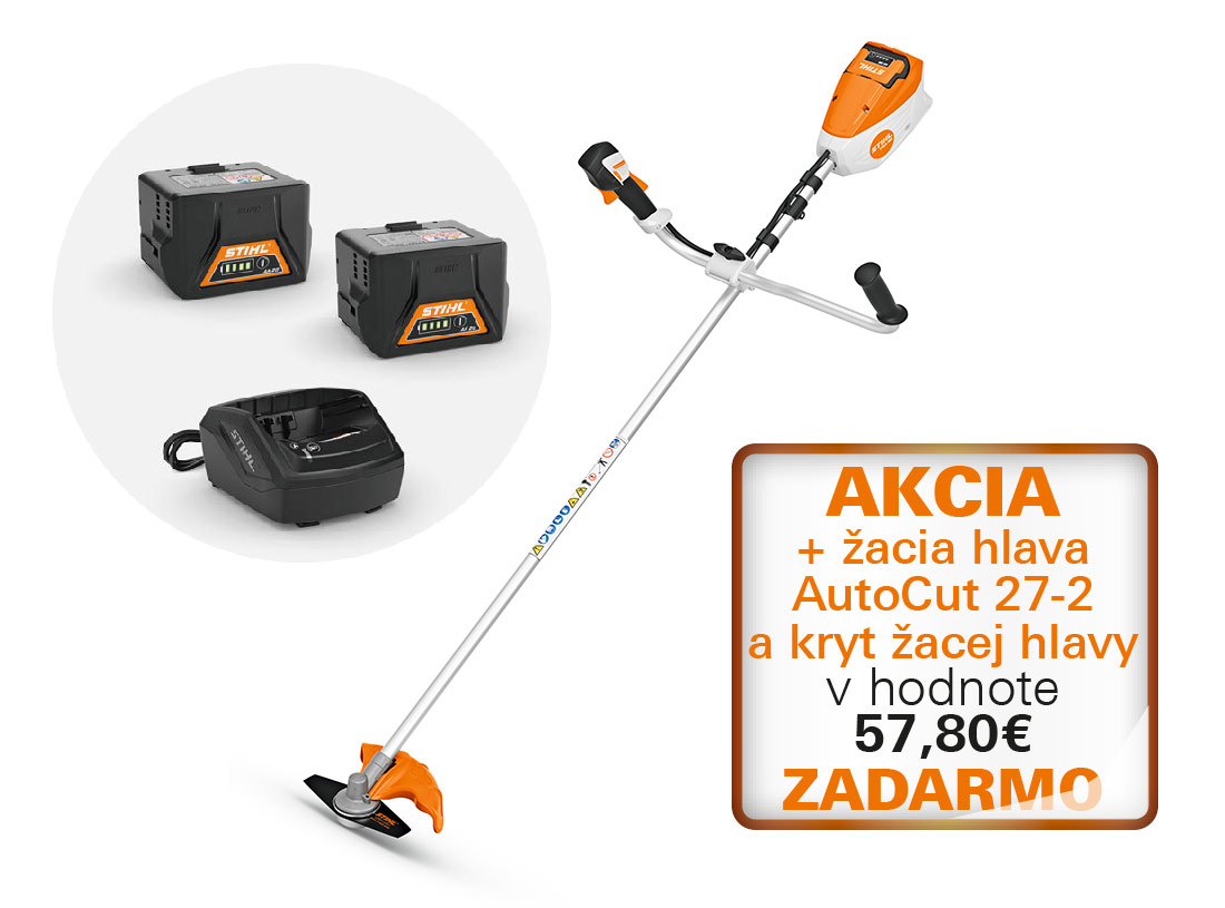 STIHL FSA 80, set s 2x AK 30 S + AL 101