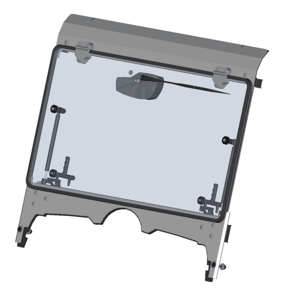 Windshield with wiper/washer for Goes UTV 700 / Loncin U-wolf 700