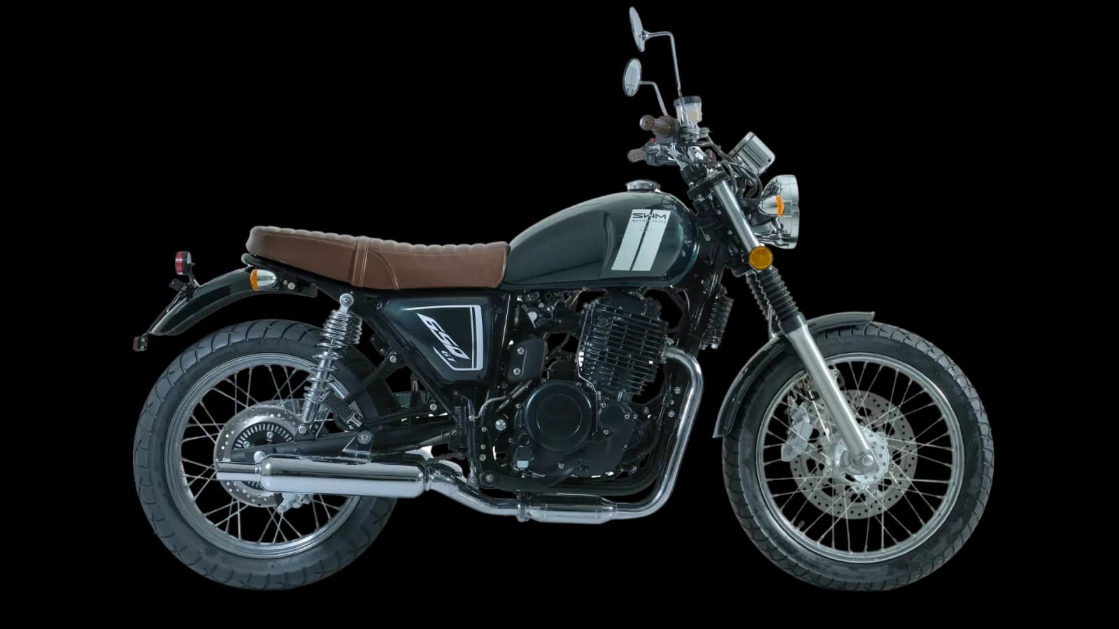 GRAN TURISMO 650 (GT650) – ZELENÁ - výkonný cestovný motocykel s jednoválcovým motorem 650 ccm