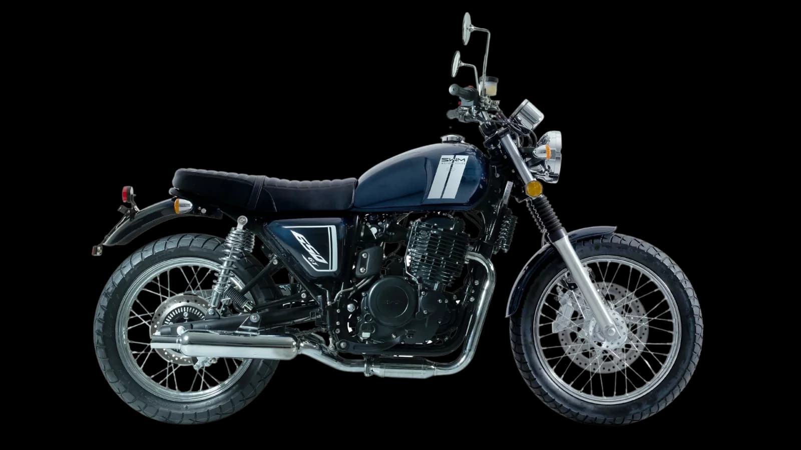 GRAN TURISMO 650 (GT650) – MODRÁ -výkonný cestovný motocykel s jednoválcovým motorem 650 ccm