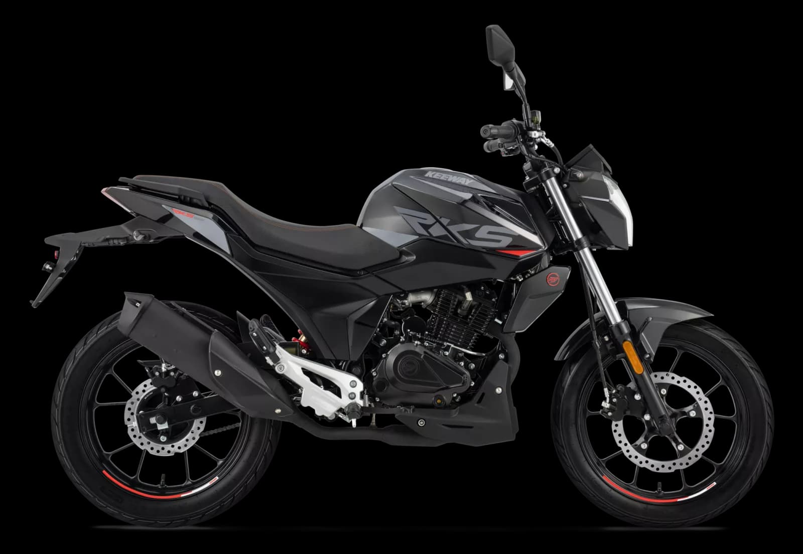 Keeway RKS 125 – mestský naked motocykel 125 ccm, nízka spotreba, spoľahlivý jednovalec, ideálny na dochádzanie i pre začiatočníkov, moderný design a skvelý pomer cena/výkon